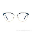 Damen Fashion Metal Cat Eye Optical Frames